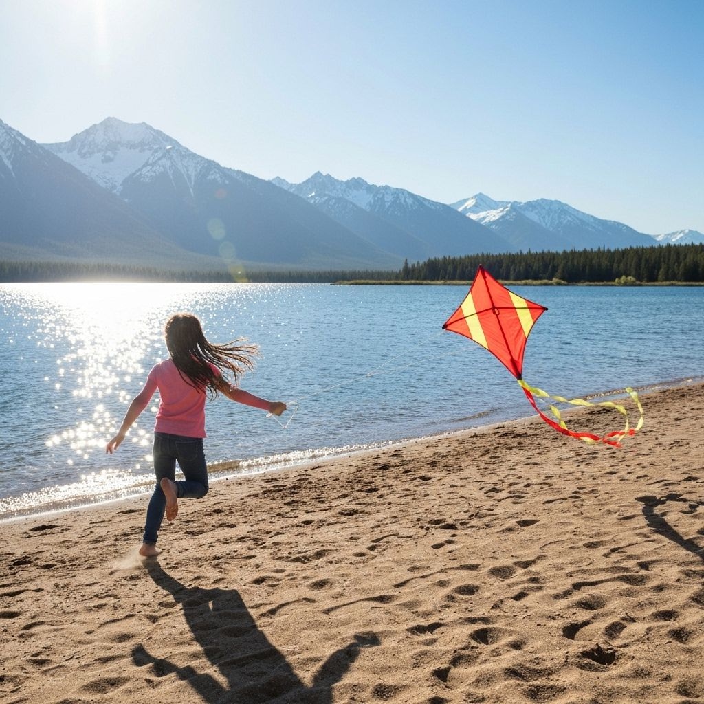 Child with kite